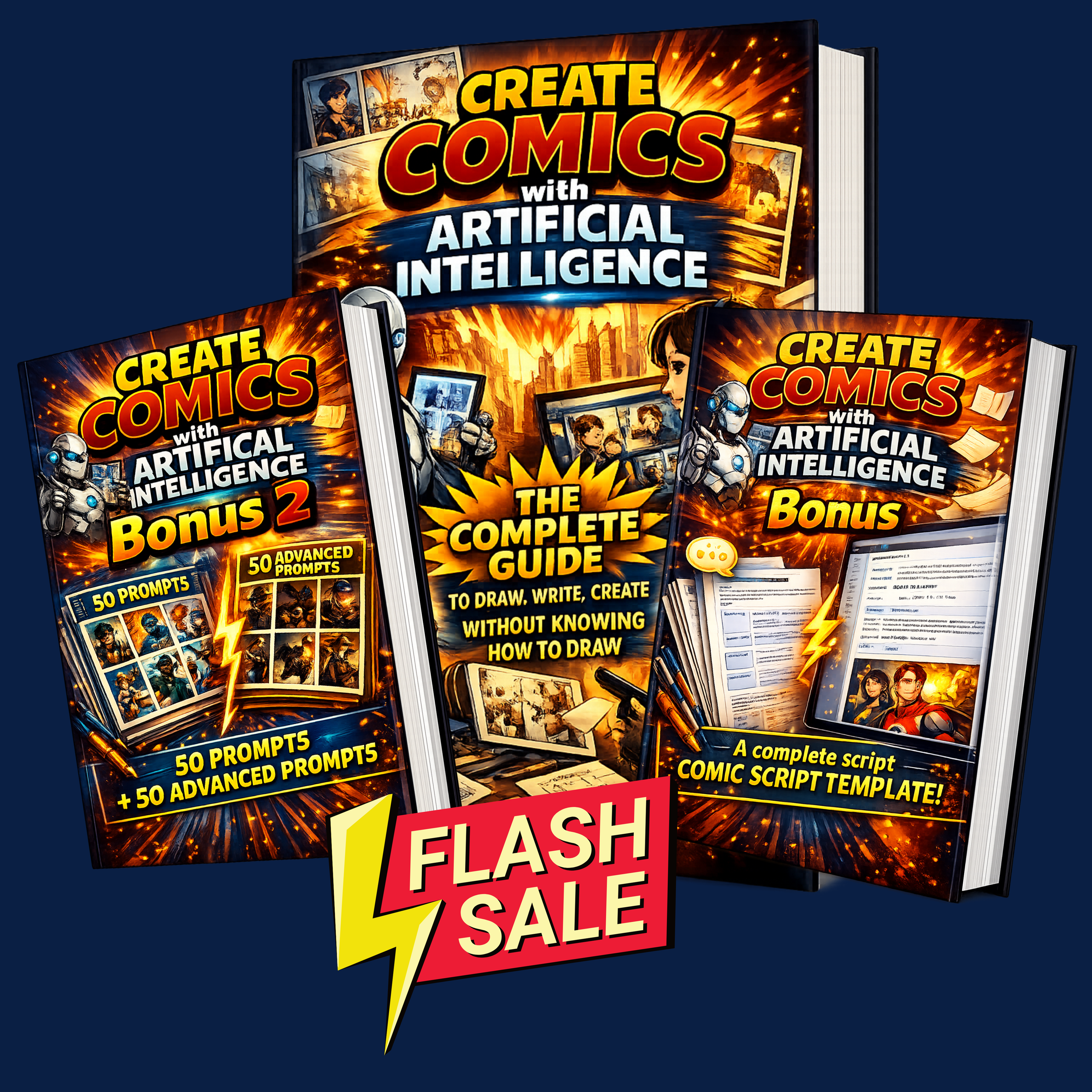 Create Comics with AI – Ultimate Kit bundle